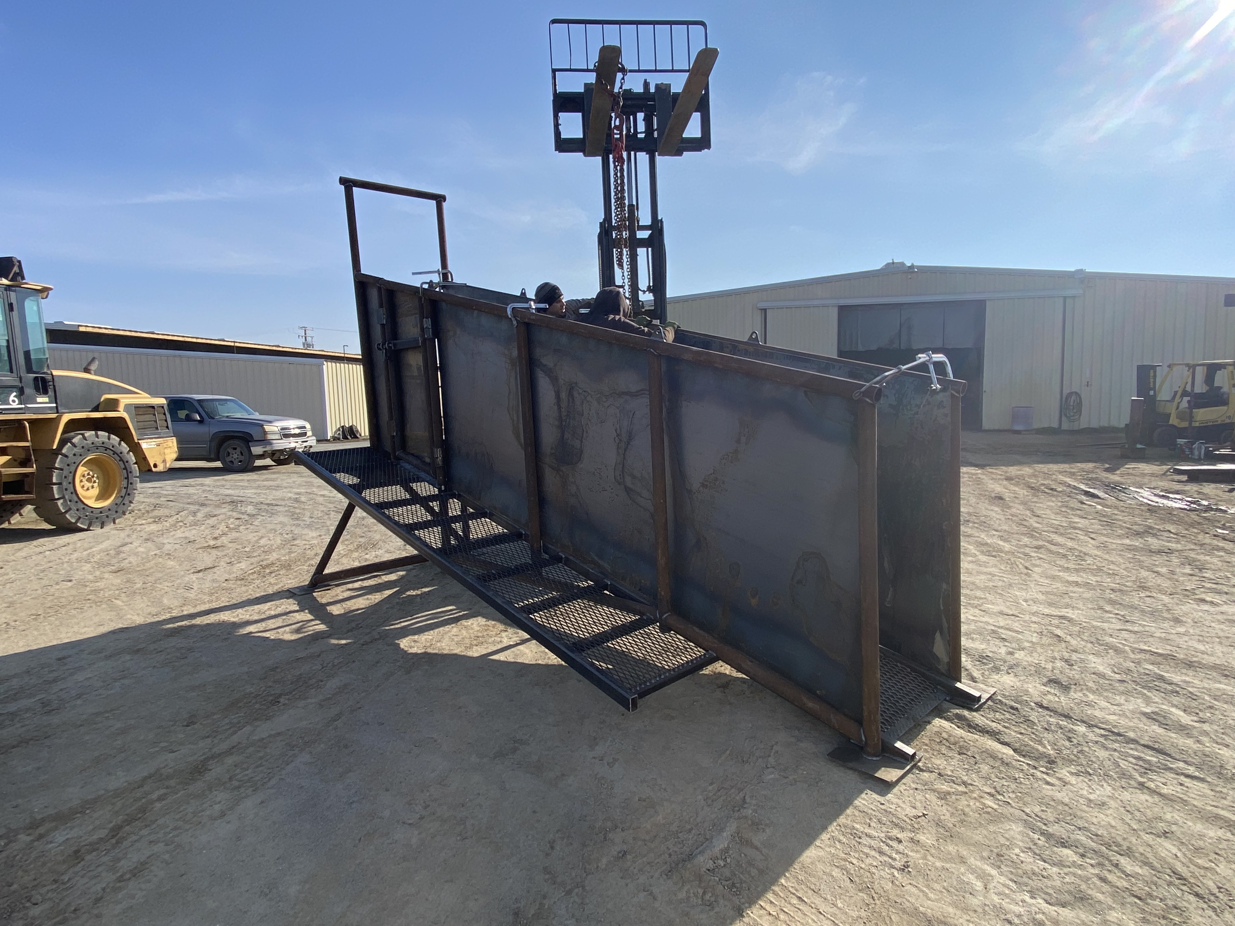 Precision Fabrication Cattle loading chute